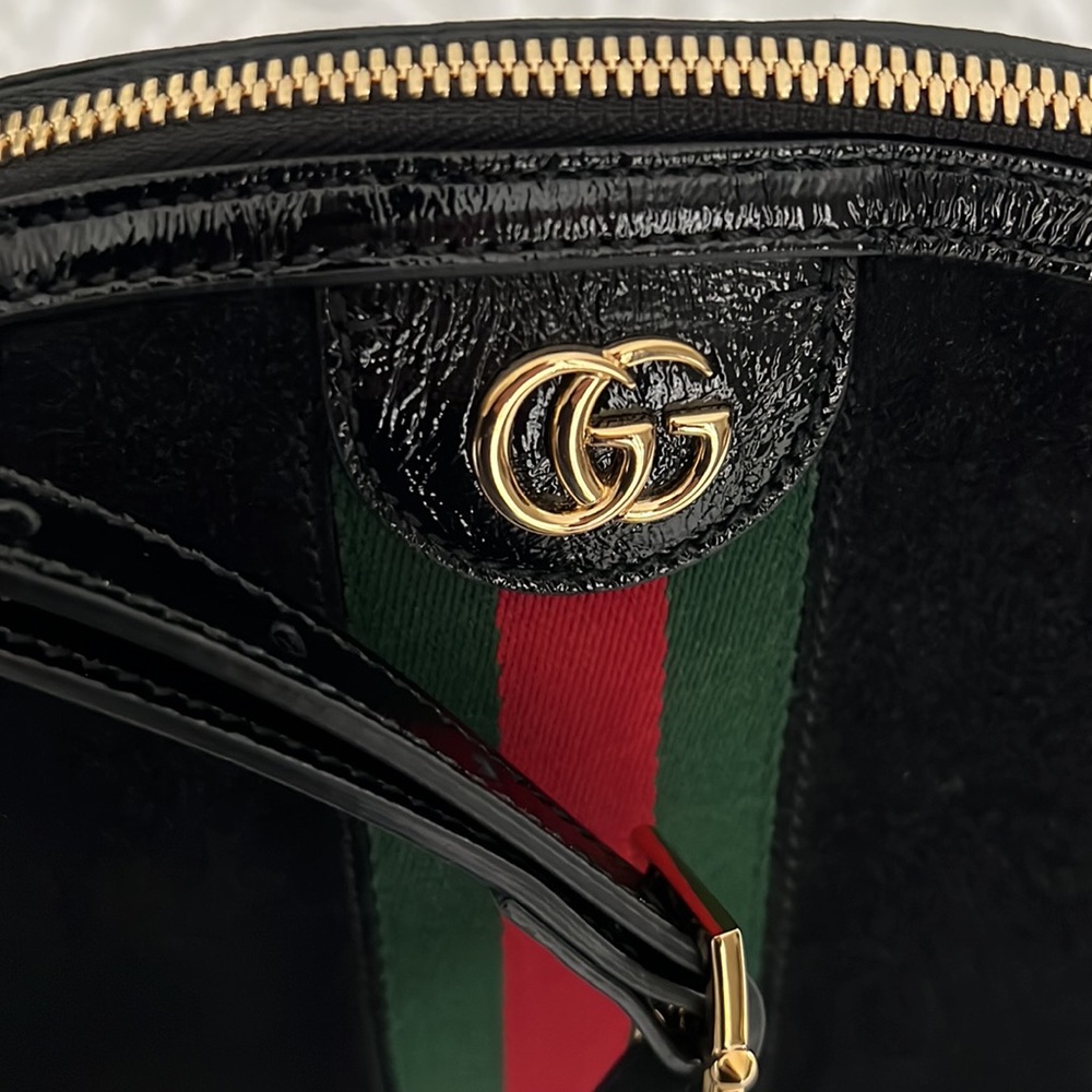 Gucci black suede Ophidia with dust bag NEW - Picture 8 of 12